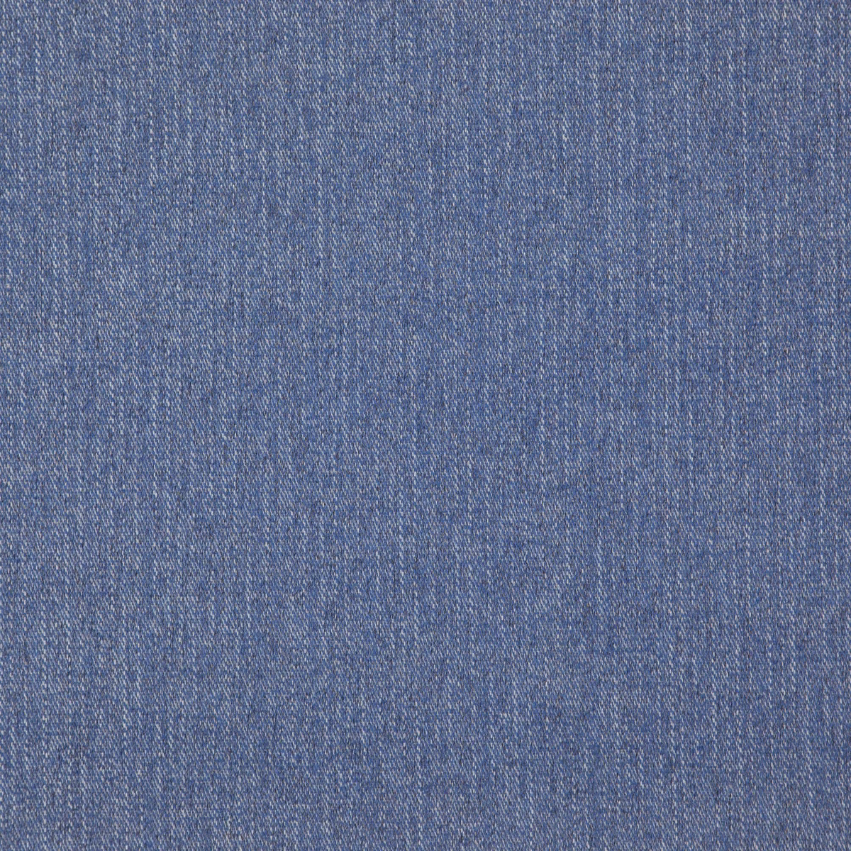 Cool cobalt-blue woven swatch with fine pale flecks and subtle vertical texture