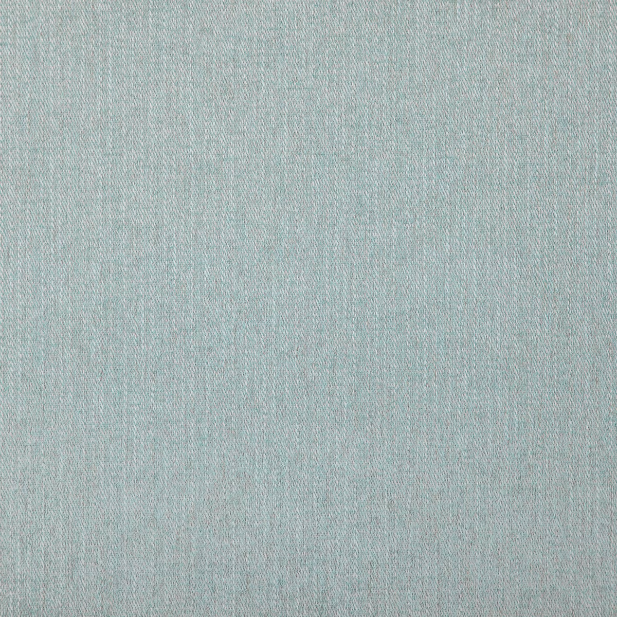 Pale jade aqua fabric with fine vertical woven striations and softly mottled texture