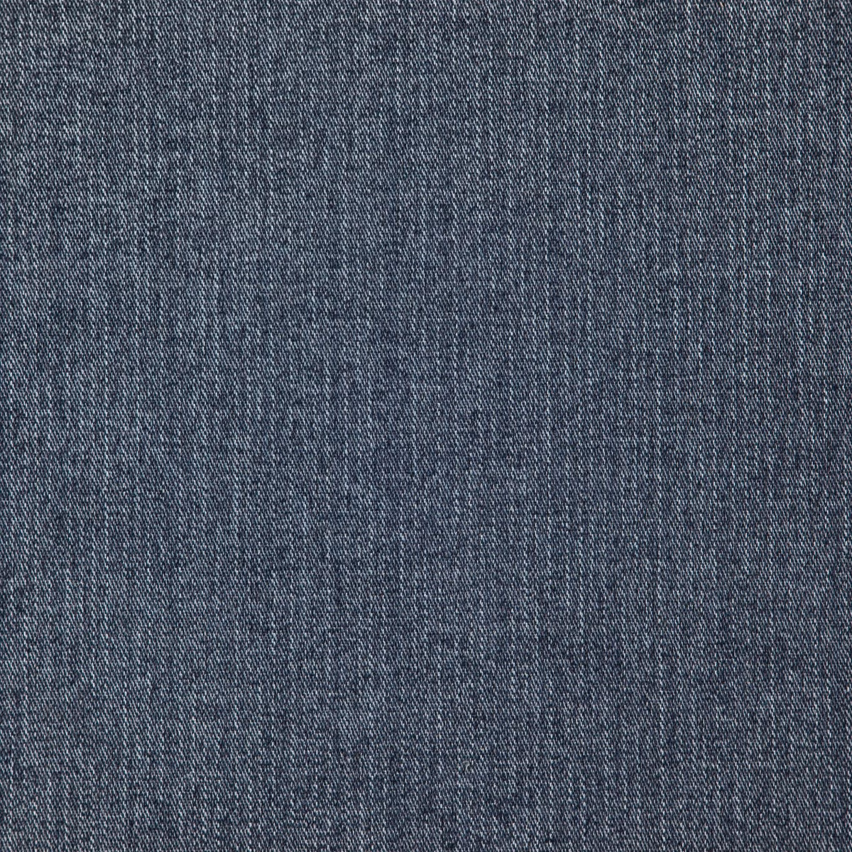 Close-up of deep blue-charcoal Croft fabric with fine irregular vertical weave