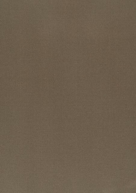Muted taupe-grey plain weave showing a softly peppered, fine surface texture