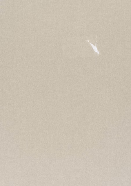 Pale oyster-grey fabric with a fine, softly textured plain weave