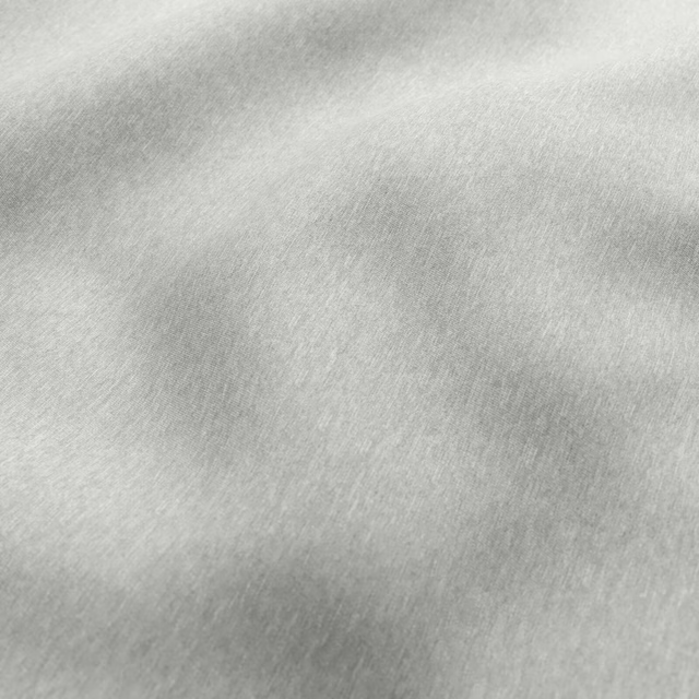 Pale Shale-grey textile swatch with a softly brushed, mottled surface and fine diagonal grain