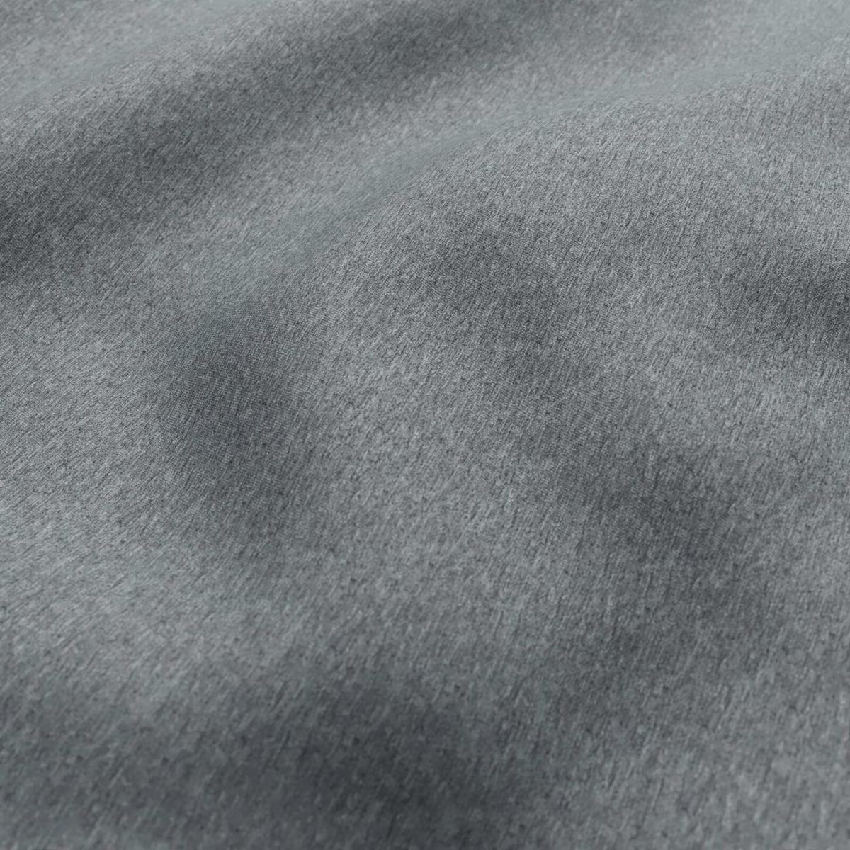 Cool slate-grey fabric with softly brushed fibres, directional shading and a muted surface sheen