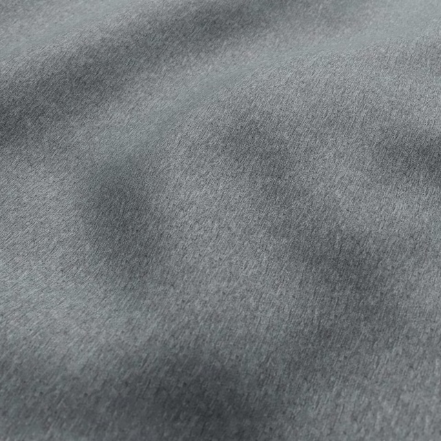 Cool slate-grey fabric with softly brushed fibres, directional shading and a muted surface sheen