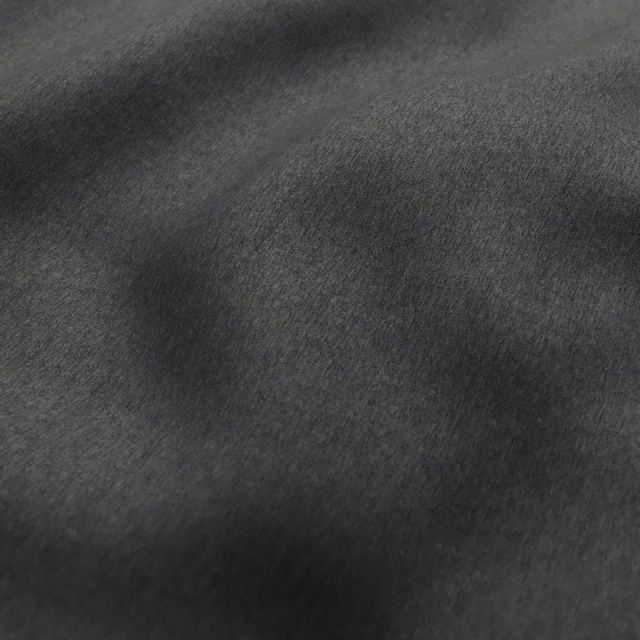 Dark peat-charcoal fabric with a softly brushed surface and subtle tonal shading