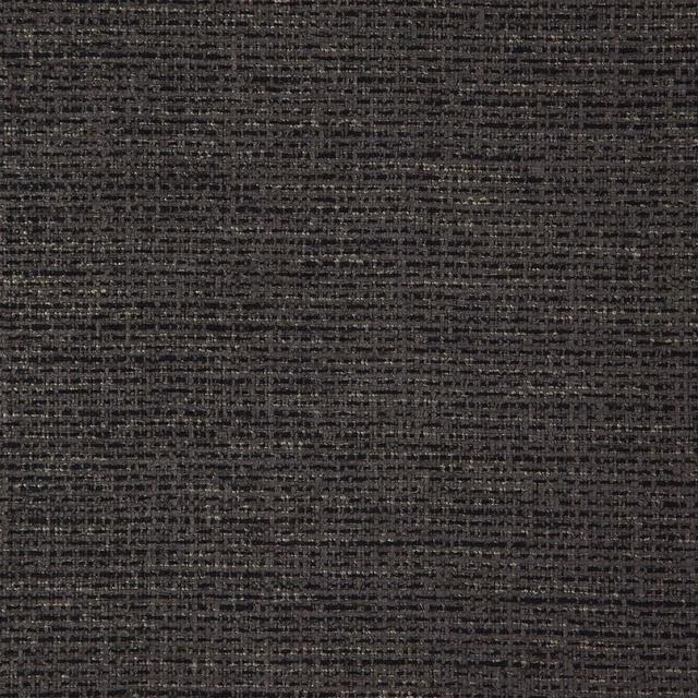 Deep charcoal woven fabric with irregular horizontal texture and subtle grey flecks