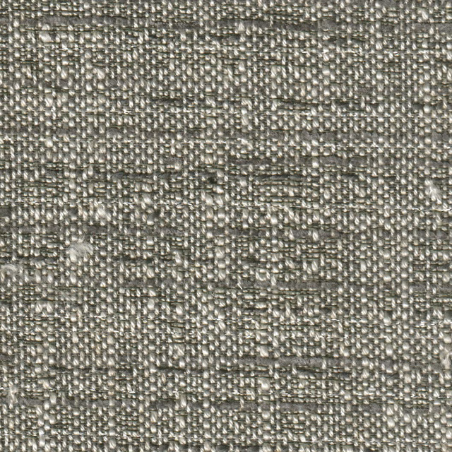 Cool shale-grey woven swatch with bright slubs and irregular horizontal texture