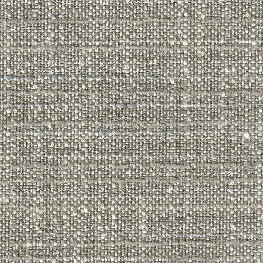 Close-up of cool granite-grey nubby weave with pale and charcoal flecks