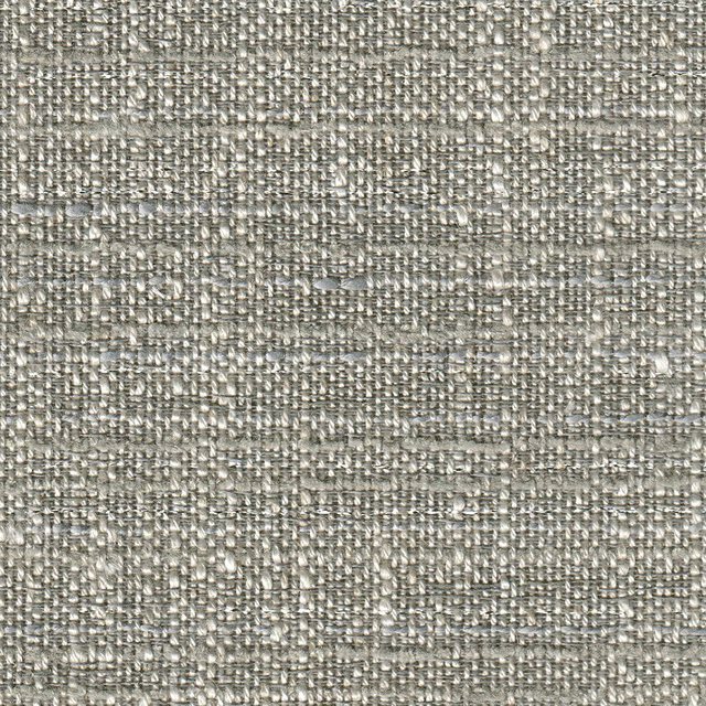Close-up of cool granite-grey nubby weave with pale and charcoal flecks