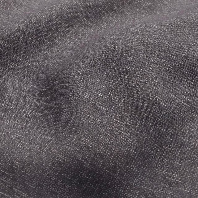 Close-up of Eigg 46 Tuxedo’s charcoal-grey woven texture with subtle mottling