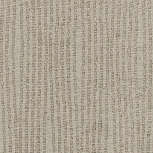Pale antique-gold fabric with irregular taupe vertical woven stripes