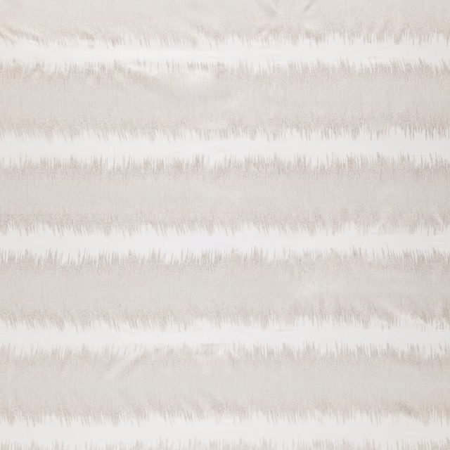 Pale pearl fabric with feathery horizontal bands and softly mottled texture