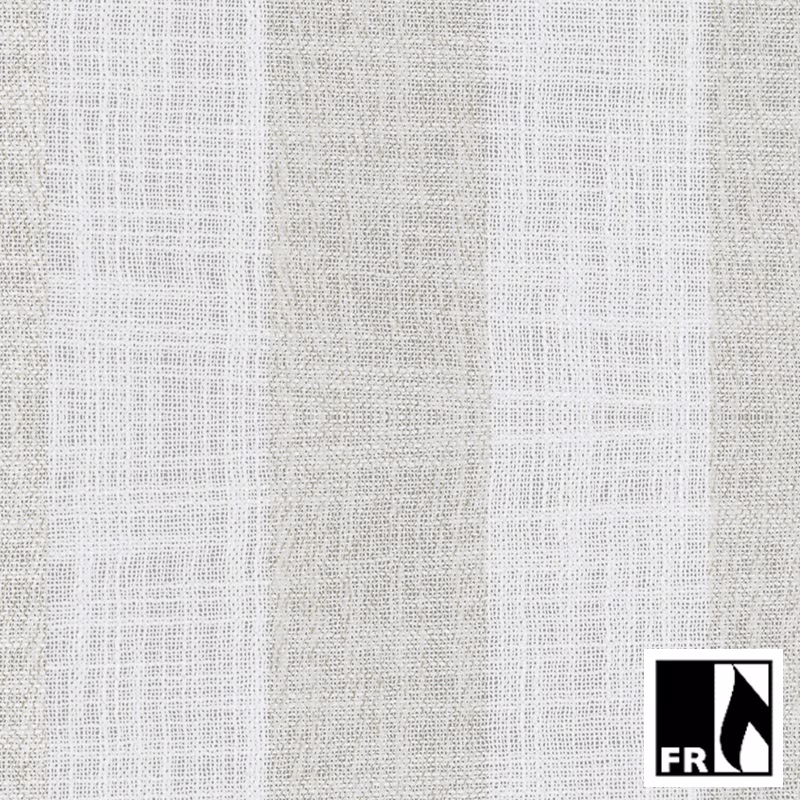 Pale stone-grey Etta textile showing a fine woven grid and tonal blocks
