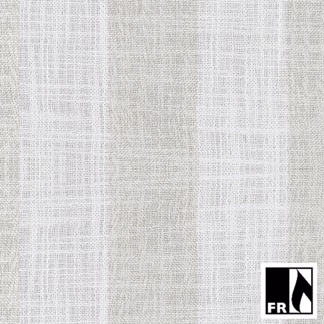 Pale stone-grey Etta textile showing a fine woven grid and tonal blocks