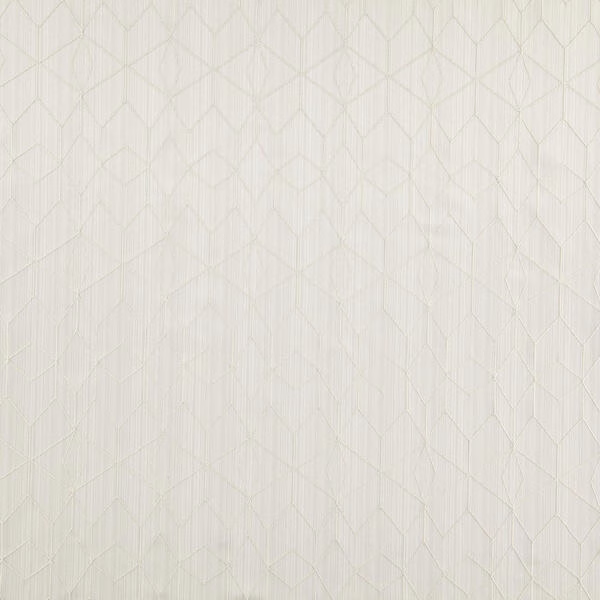 Pale pebble fabric with subtle diamond lines and fine vertical woven texture