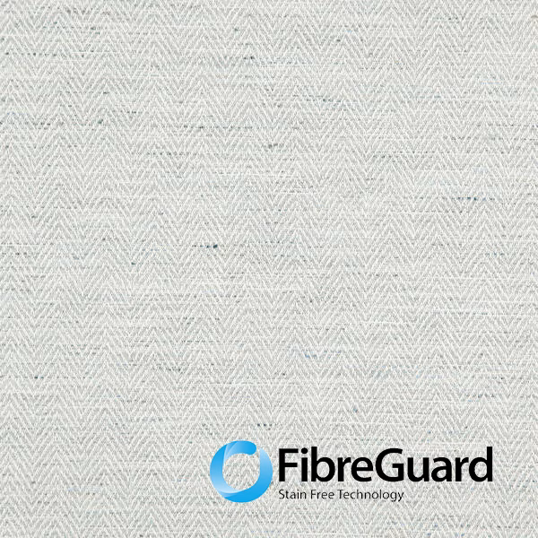 Pale seafoam woven fabric with a fine all-over chevron texture