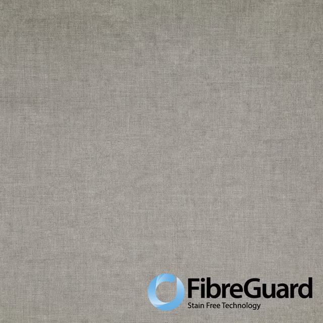 Warm greige Fiora fabric with a fine, softly mottled woven surface