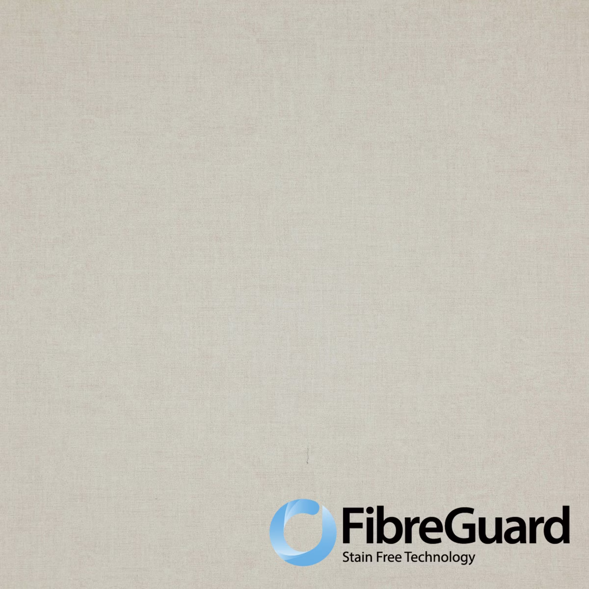 Pale natural greige plain woven fabric swatch with subtle crosshatch texture