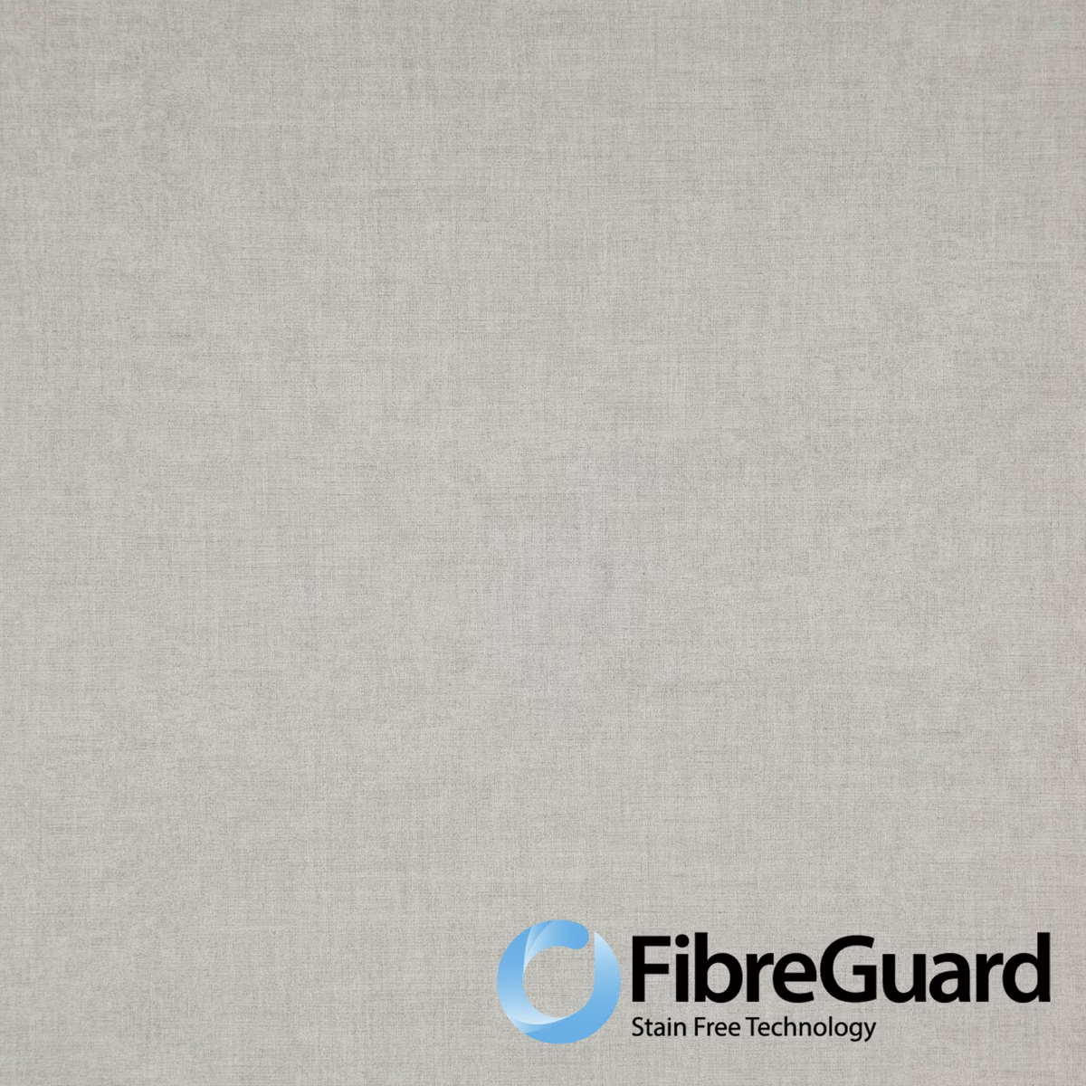 Pale chalk-grey Fiora fabric with fine crosswoven texture and softly mottled surface
