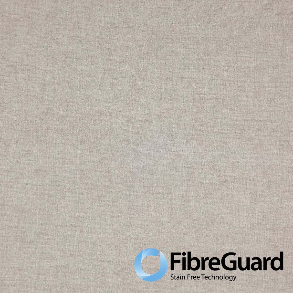 Pale greige plain woven fabric with a fine, subtly irregular linen-look texture