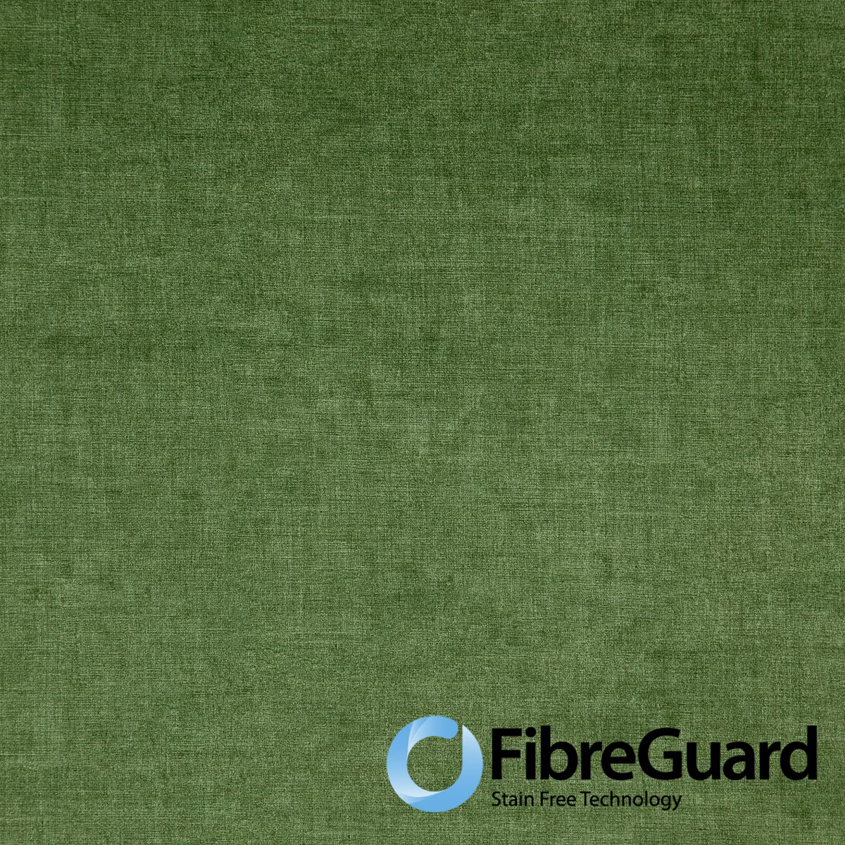 Muted emerald green fabric with fine crosswoven texture and subtle tonal variation