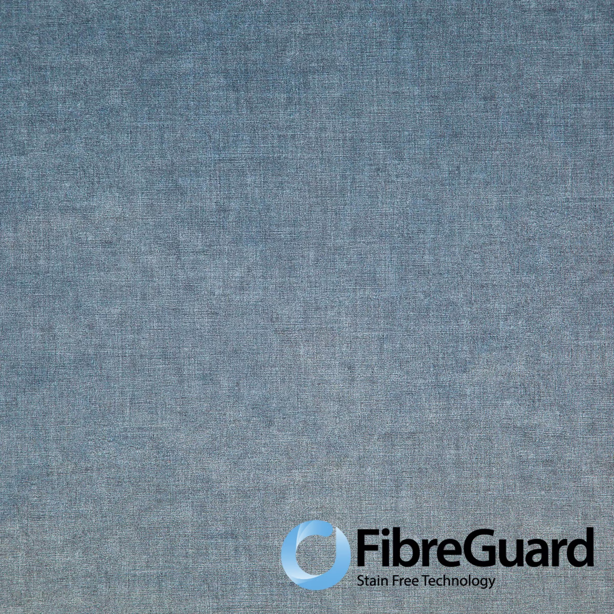 Muted blue-grey woven fabric with a softly mottled, tactile surface