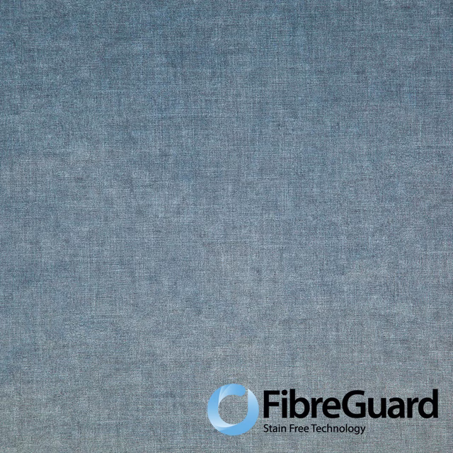 Muted blue-grey woven fabric with a softly mottled, tactile surface