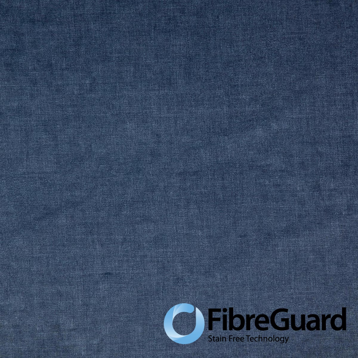 Deep sapphire-blue woven textile with a softly mottled, crosshatched surface