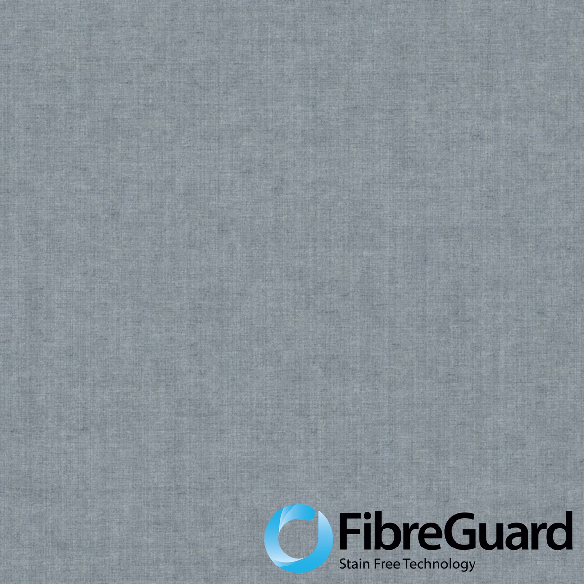 Muted dusk-blue grey woven fabric showing a fine crosshatched texture