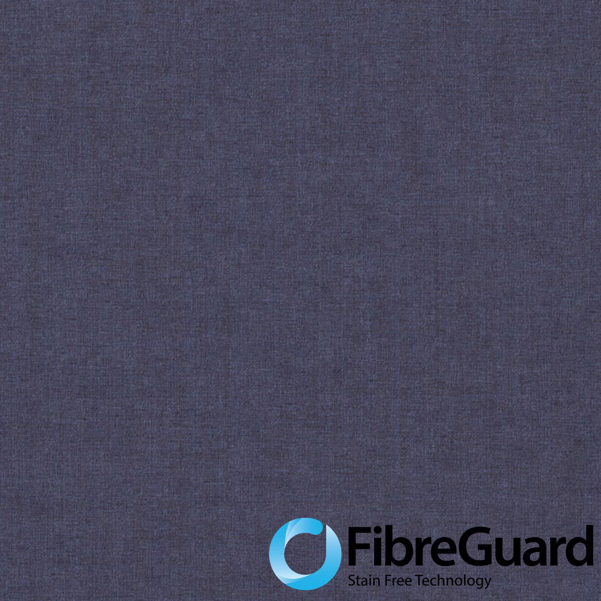 Deep midnight blue-grey fabric with a fine, softly mottled woven texture