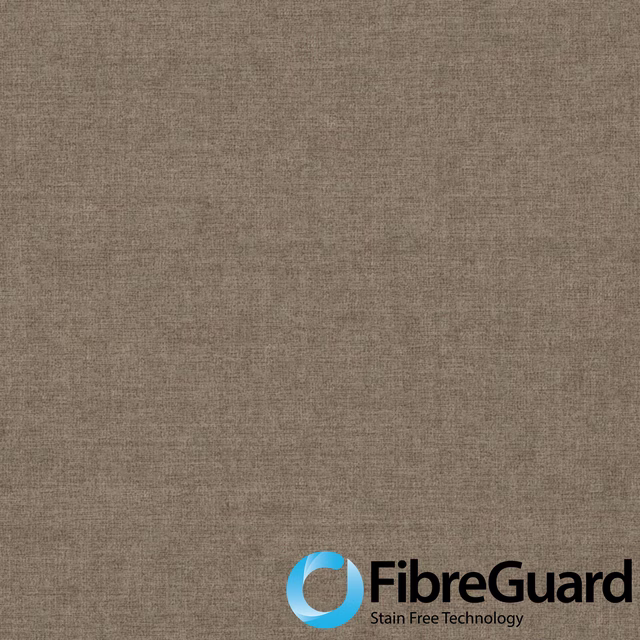 Warm taupe-brown Driftwood fabric with a finely mottled plain weave
