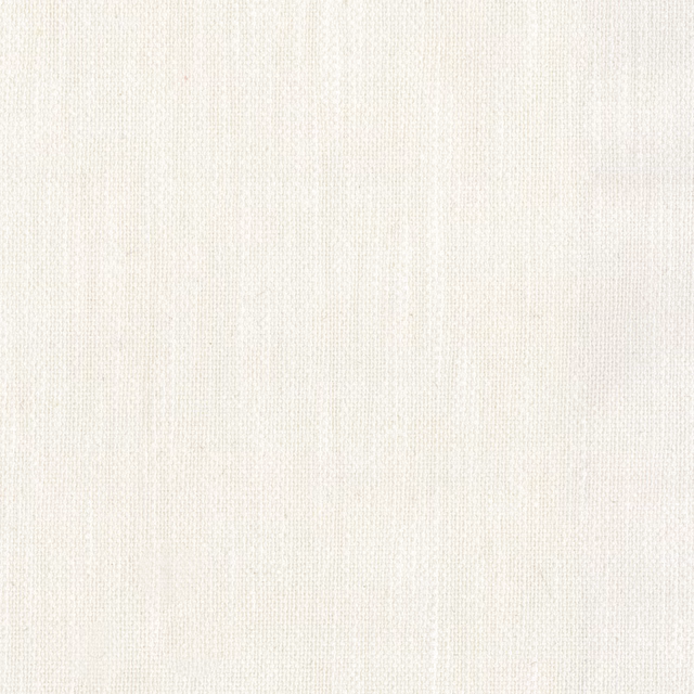Pale chalk cream fabric with fine vertical striations and a close woven texture