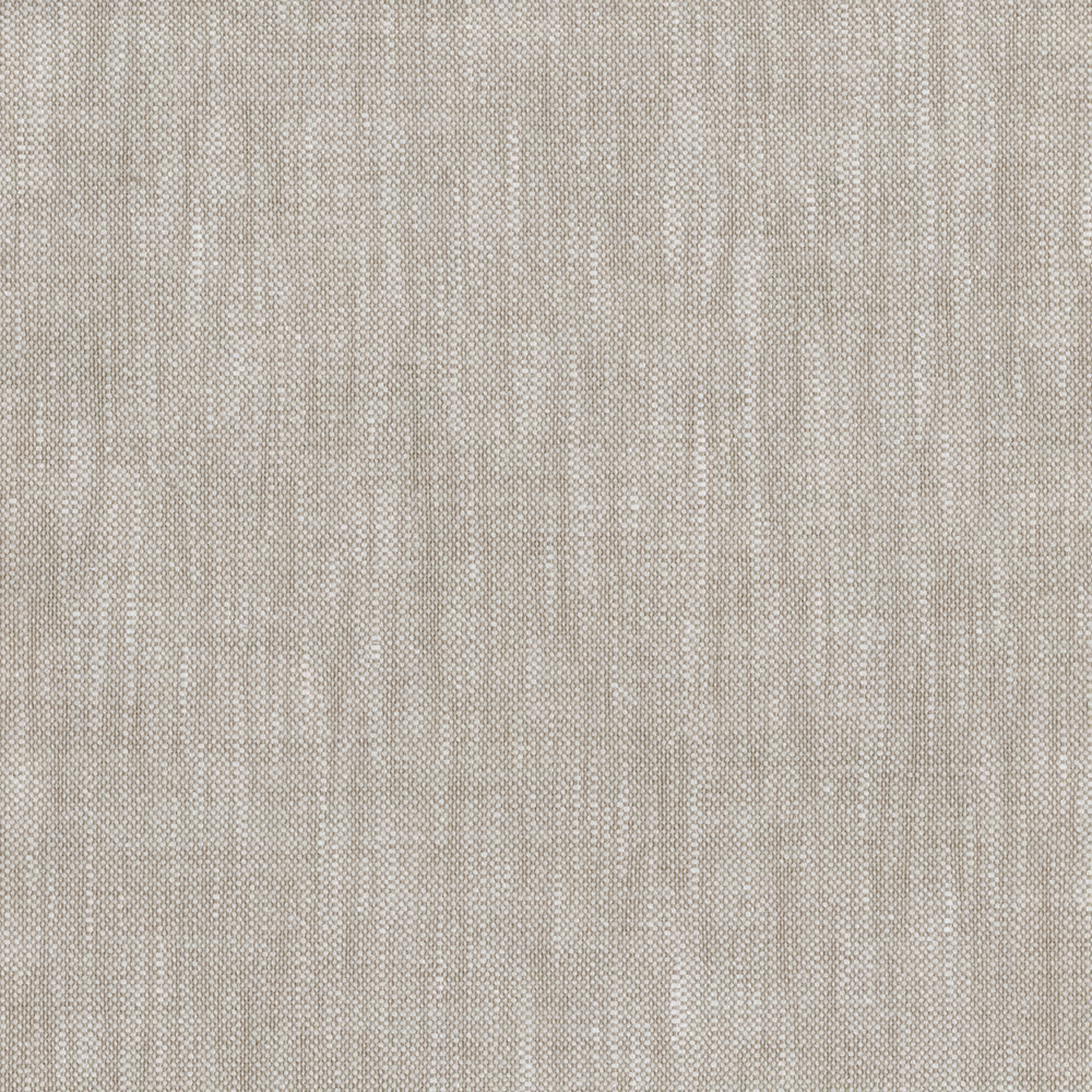 Pale flax-beige woven swatch with fine vertical slubs and softly mottled texture