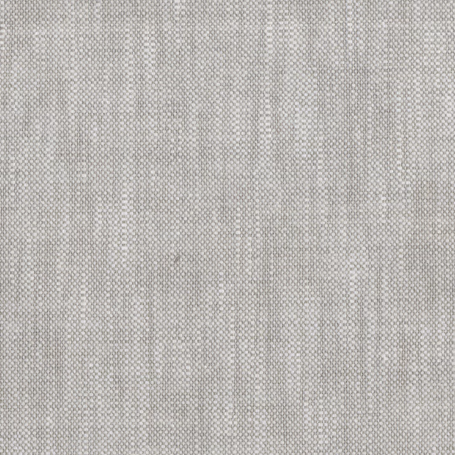 Pale dove-grey woven swatch with tiny loops and faint vertical tonal bands