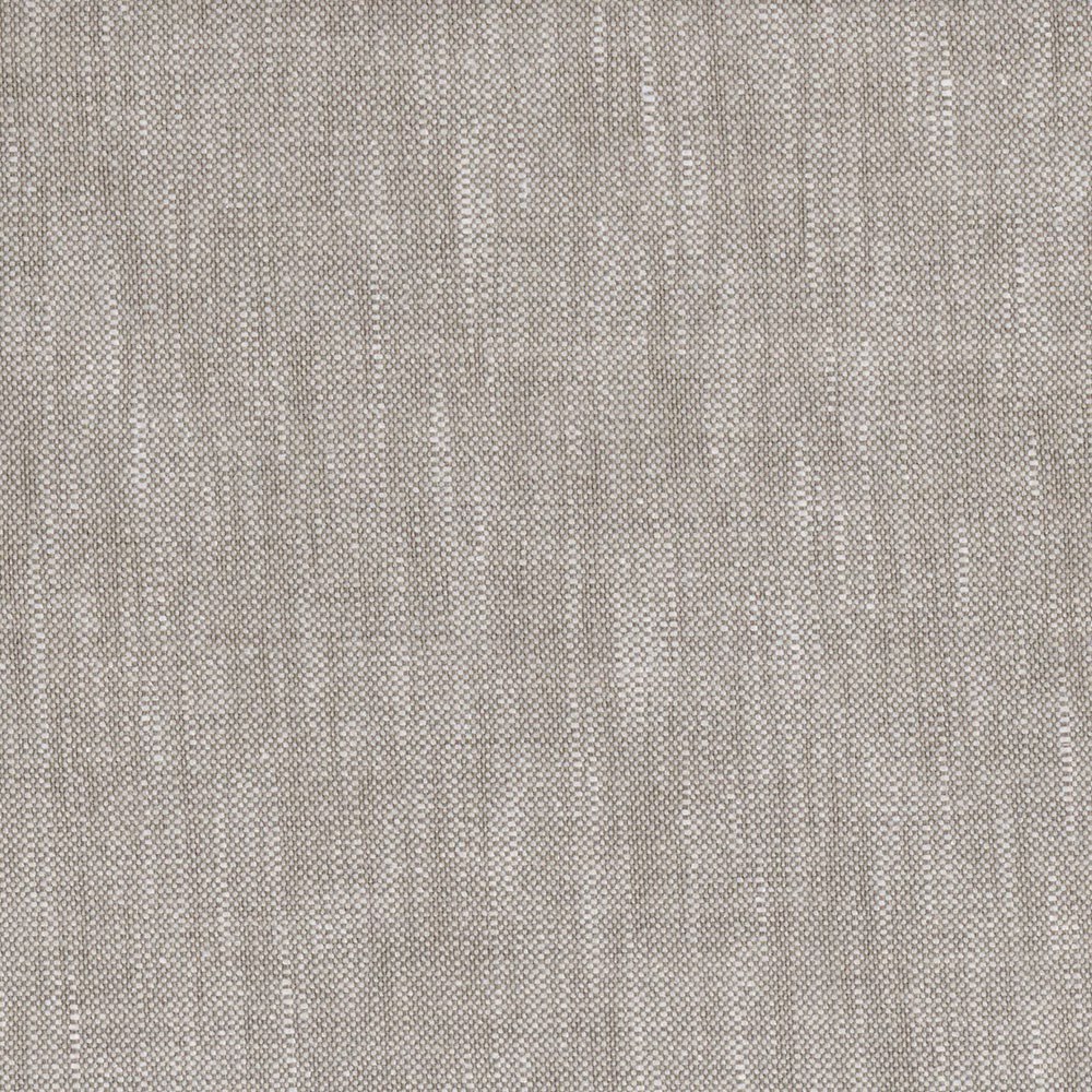 Close-up of warm oatmeal beige weave with fine vertical tonal bands