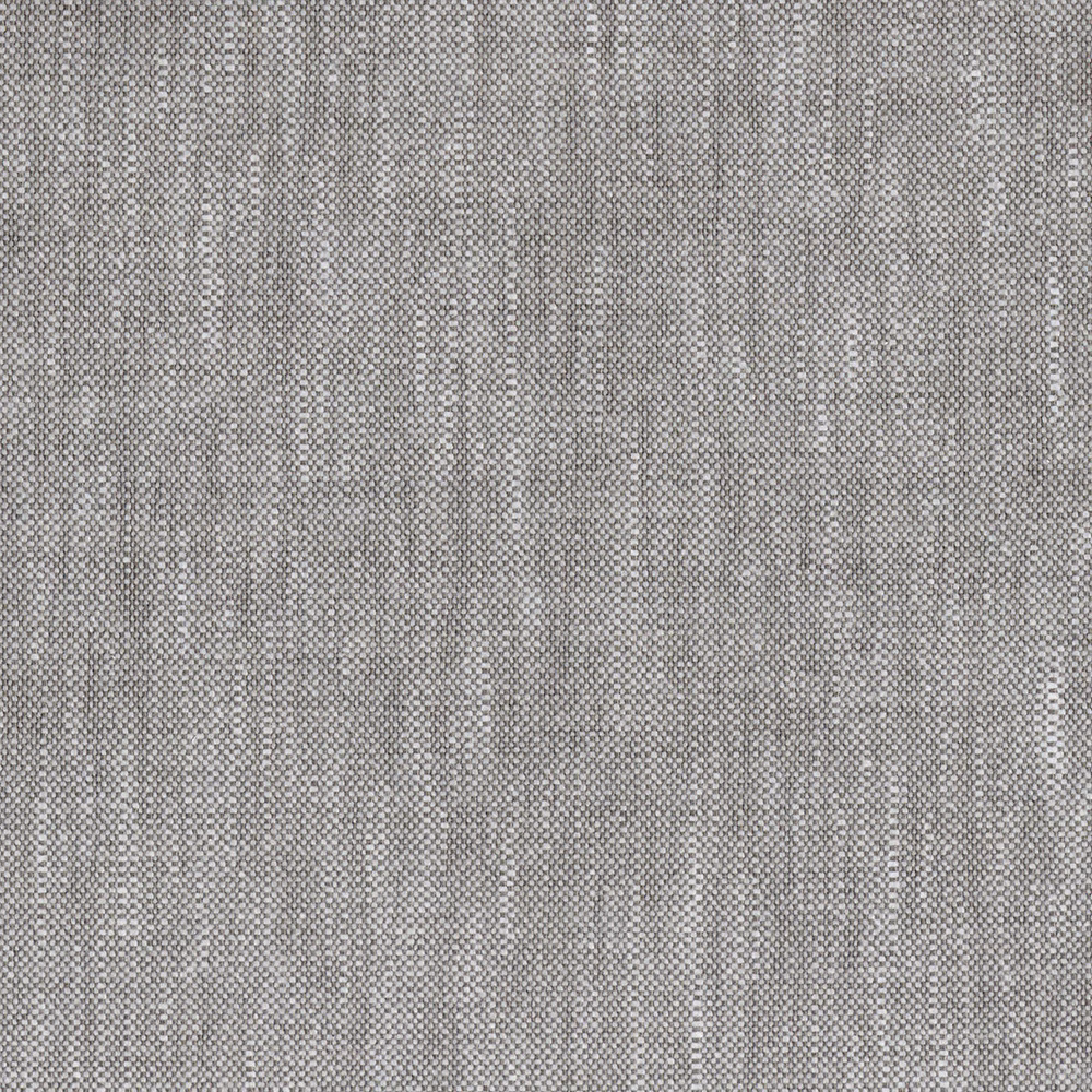 Soft silver-grey Freya fabric with fine crosshatch weave and broken vertical bands