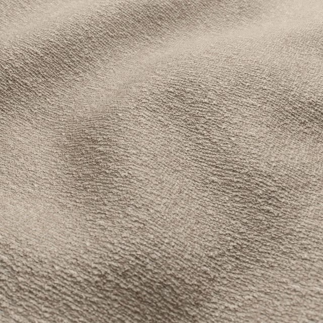 Warm mushroom taupe fuzzy pile with softly rippled, light-catching texture