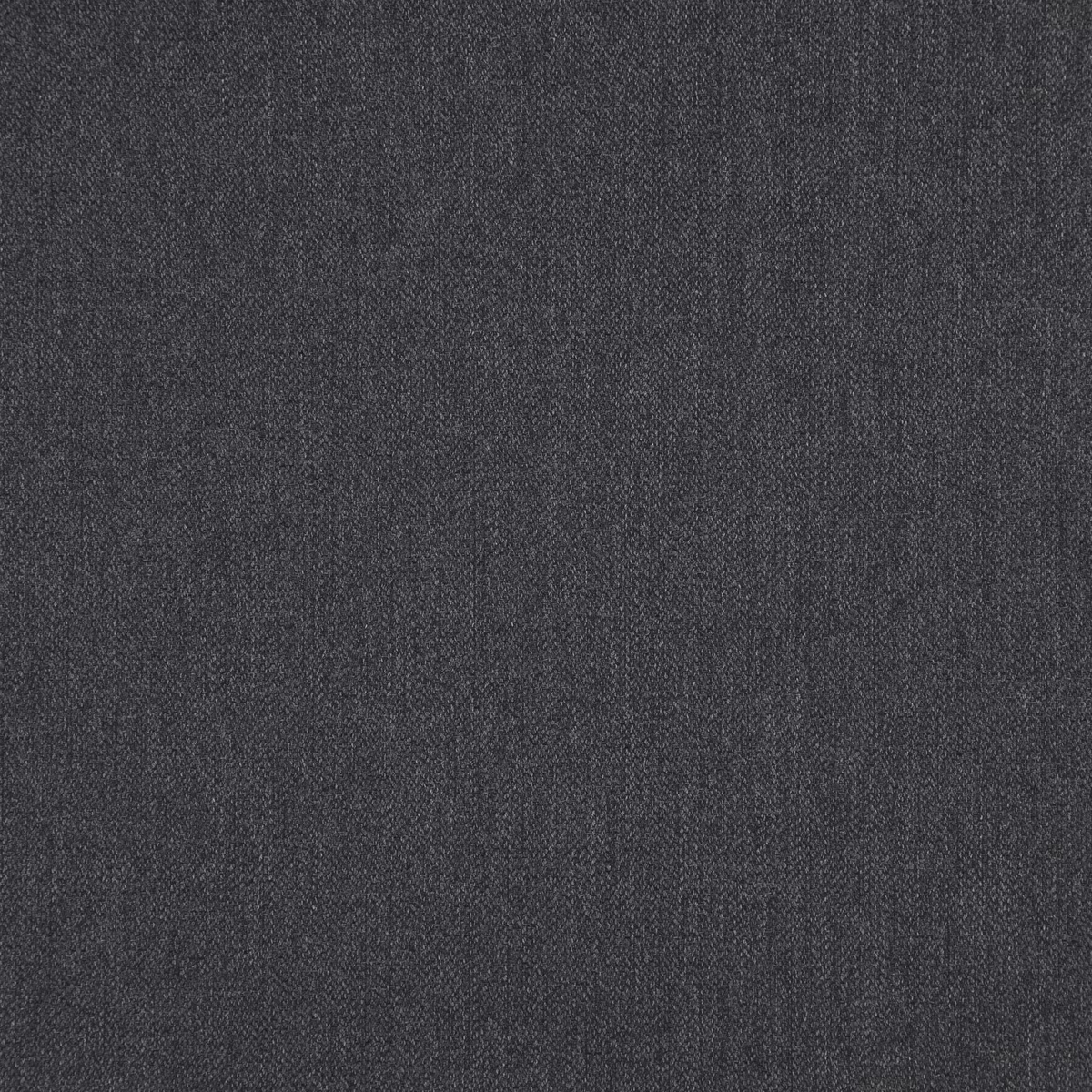 Deep charcoal grey woven textile with subtle vertical grain and softly flecked surface