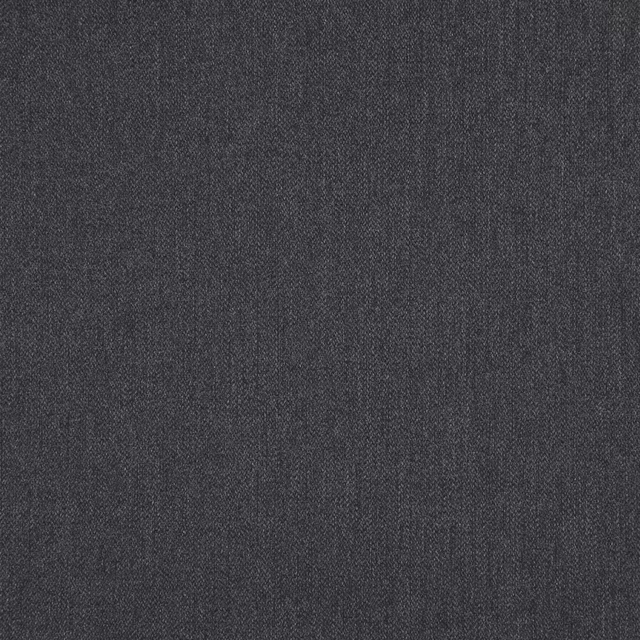Deep charcoal grey woven textile with subtle vertical grain and softly flecked surface