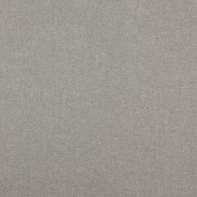 Close-up of Feather Grey fabric showing a fine, even woven grey texture