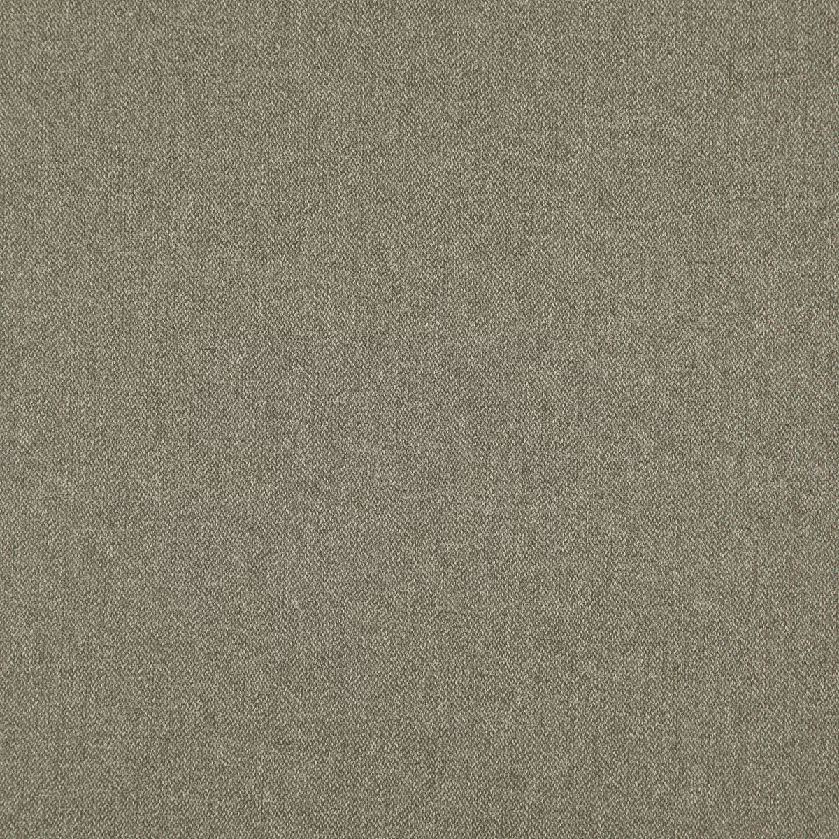 Close-up of muted grey-brown taupe fabric with a fine diagonal weave