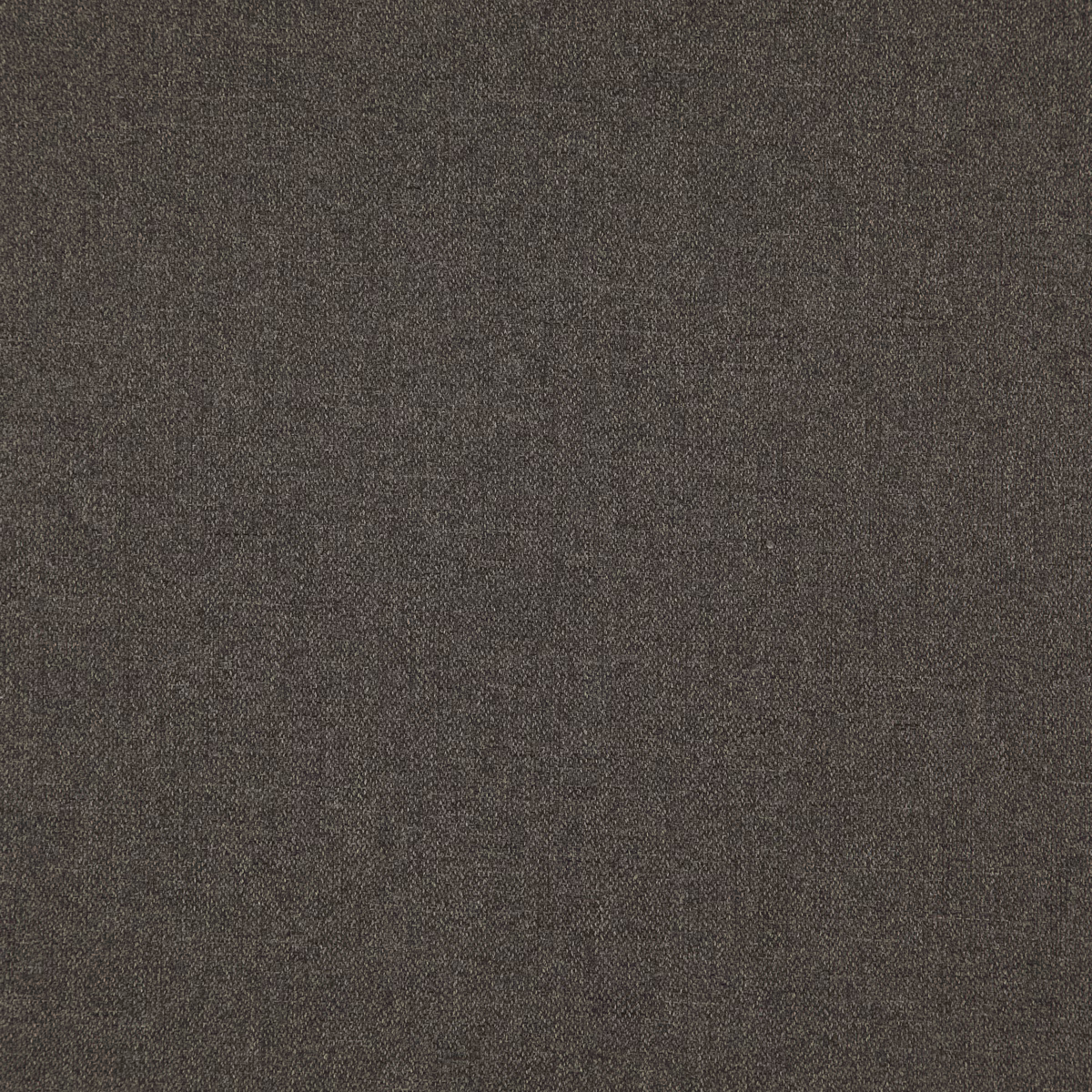Close view of dark sepia-brown fabric with a fine, even woven grain