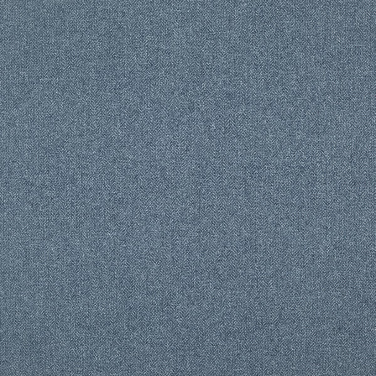 Muted blue-grey fabric with a fine, evenly pebbled woven surface
