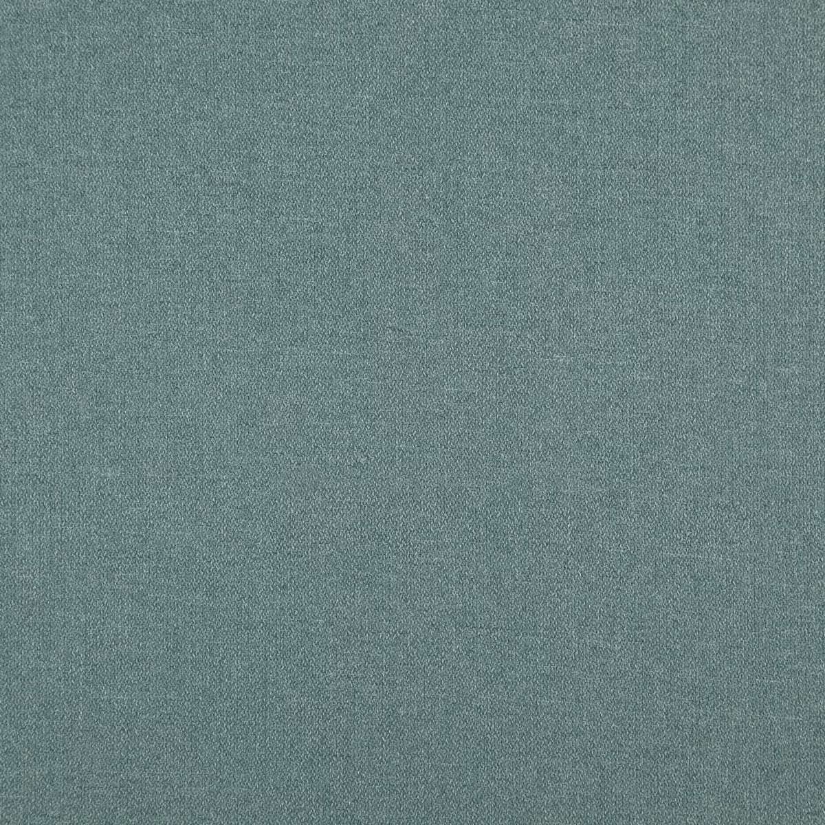 Muted turquoise plain-weave fabric with fine heathered texture and subtle tonal depth