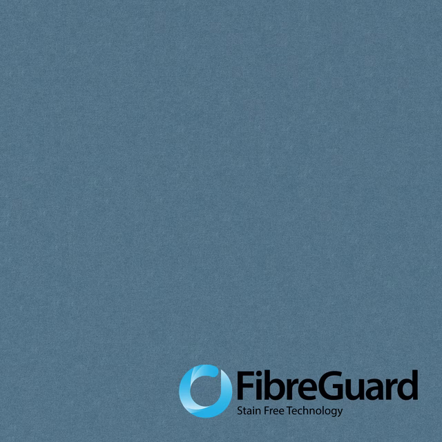 Muted cerulean-blue woven swatch with a softly mottled, low-contrast texture