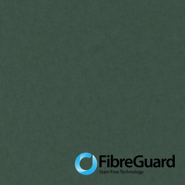 Deep evergreen plain fabric with a softly mottled, fine woven texture