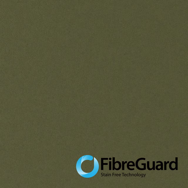 Muted olive-green plain weave with a softly grainy, low-sheen surface