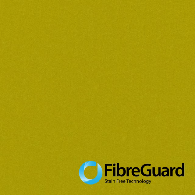Close-up of plain chartreuse-yellow fabric with a soft, fine-grained surface