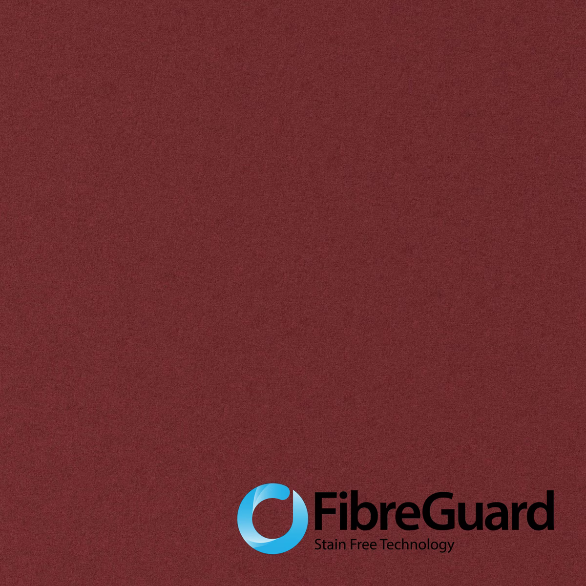 Deep Bordeaux-red plain fabric with subtle mottling and a soft, low-contrast texture