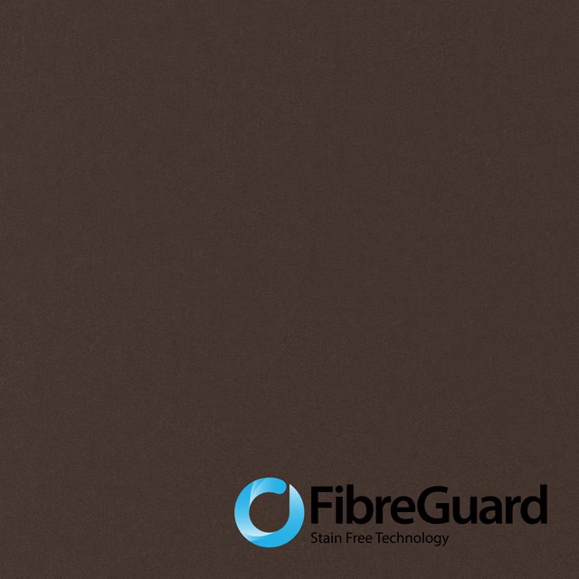 Warm chocolate-brown plain fabric with subtle low-contrast surface texture